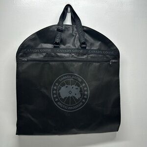 Canada Goose Dust Cover Garment Travel Storage Folding Zip Up Bag Dark Gray